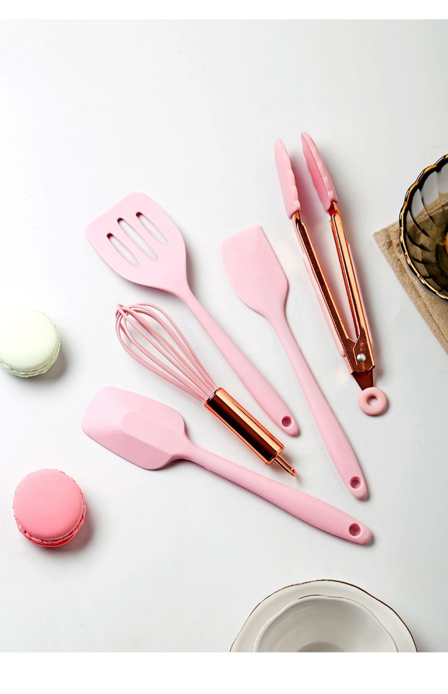 敬平(jing ping)厨房小工具铲勺套装qq 硅胶锅铲不粘锅专用铲子炒菜可