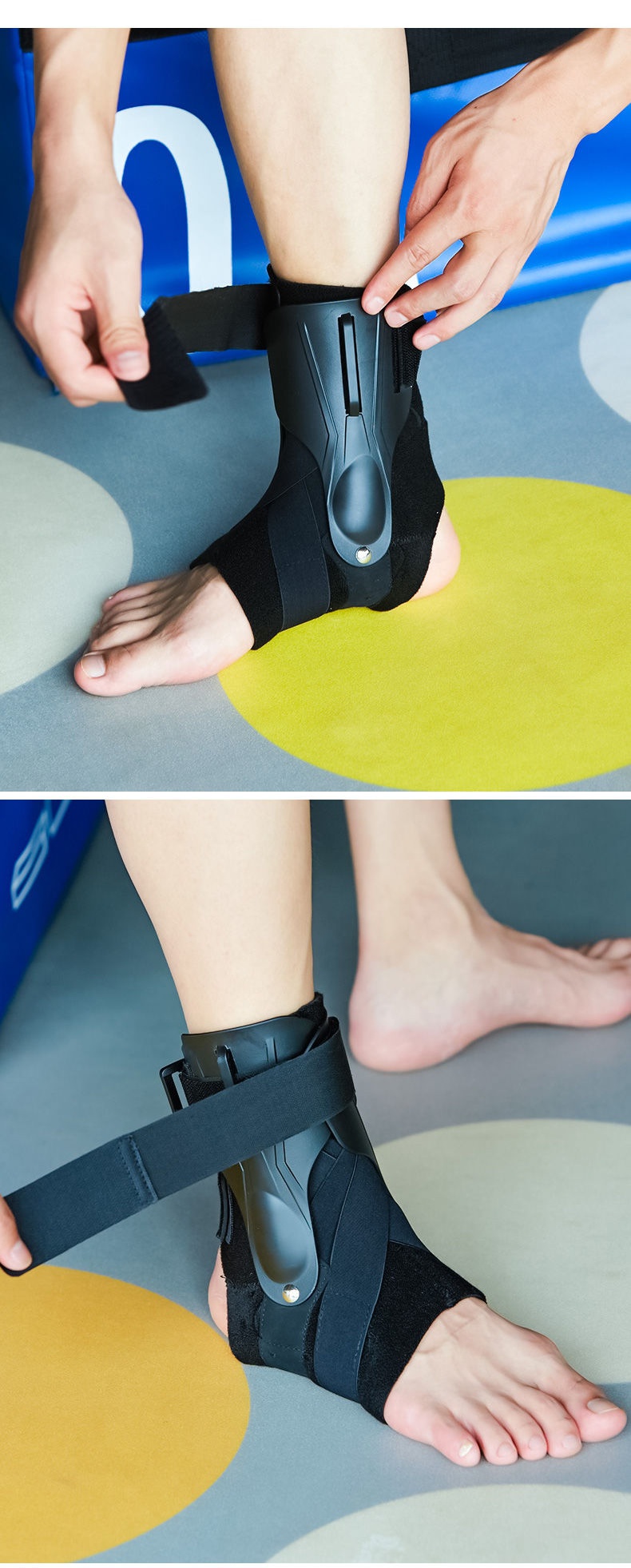 运动护踝固定扭伤男关节保护套护腕护脚踝护具脚腕崴脚骨折裸烈珺