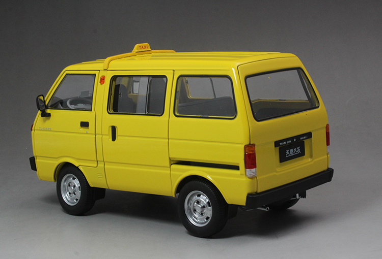 原厂天津大发大发出租模型面的dafa118合金仿真汽车模型收藏送礼色