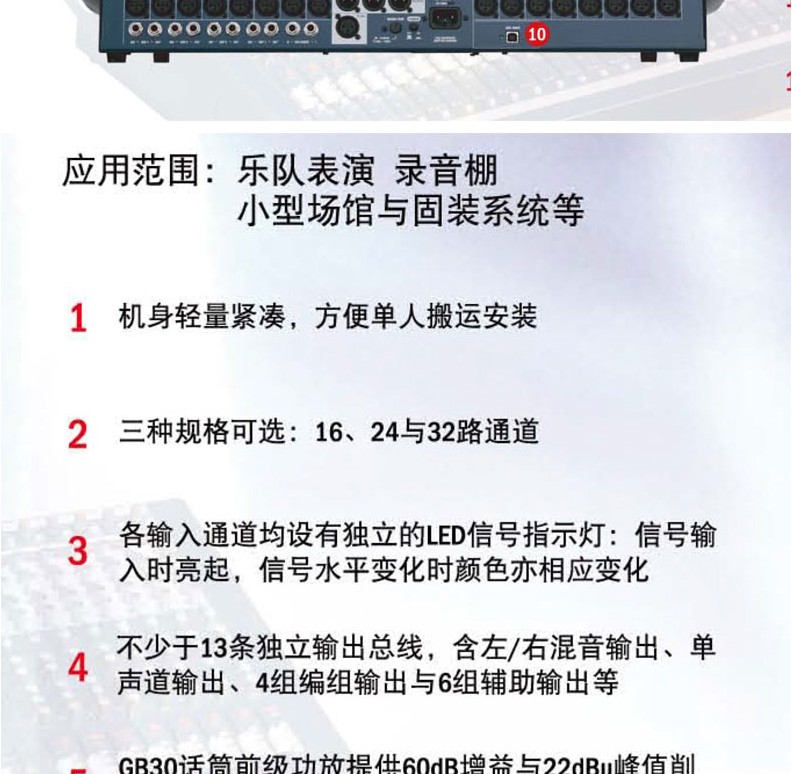 lx102424路soundcraft声艺lx1016lx1024lx1032专业调音台模拟调音台