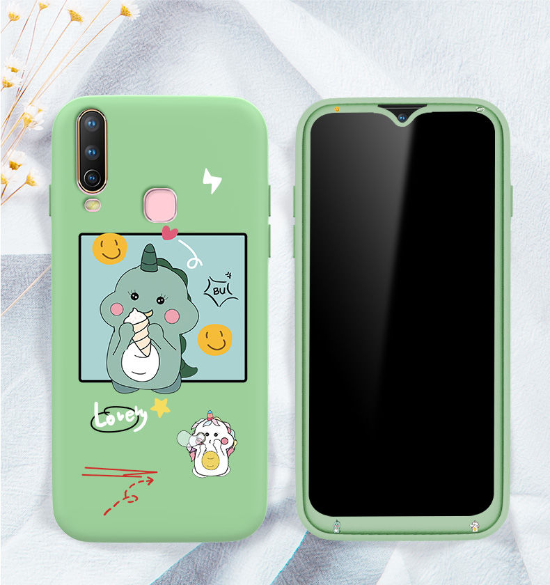 《送钢化膜vivoy3手机壳防摔vivou3x液态硅胶软壳男女可爱全包新款