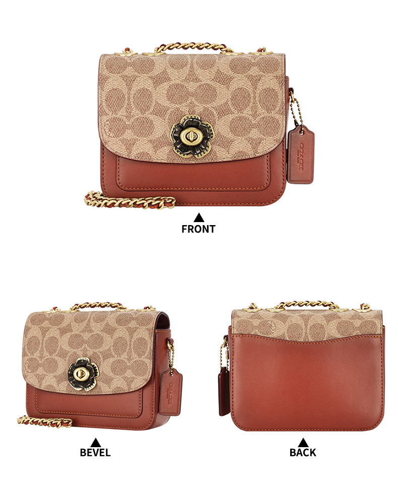 蔻驰(coach)女士单肩包30585 蔻驰(coach)女包 山茶花经典专柜款