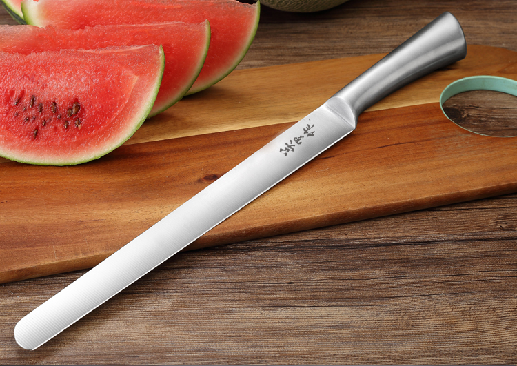 haoyangdao水果刀大号不锈钢专业加长款家用刀具切西瓜商用套装瓜果刀