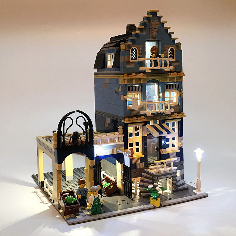 积木堂灯饰适用乐高10185城市建筑街景系列led遥控积木灯饰灯具请注意