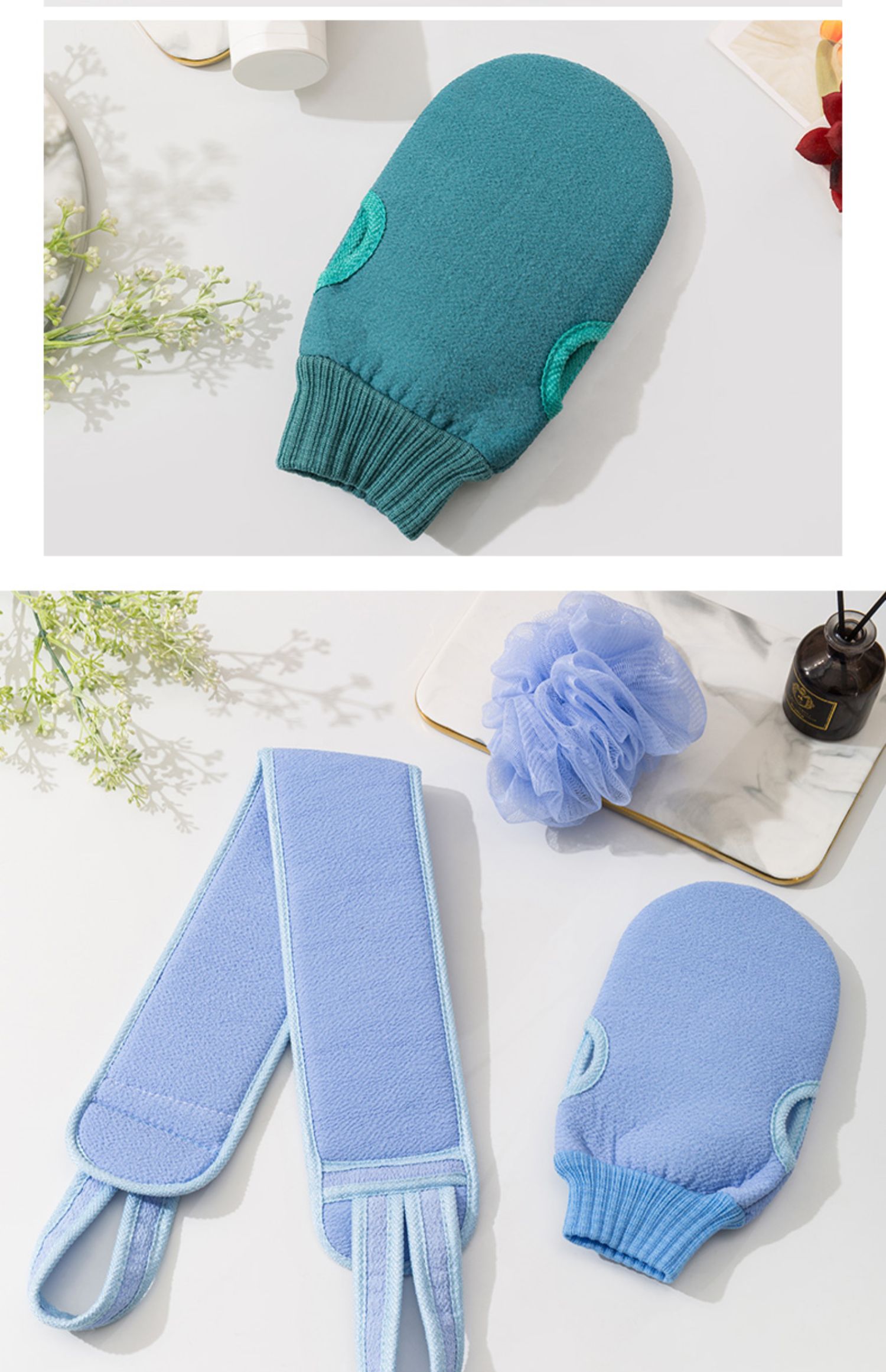 好养道(haoyangdao)浴室用品 haoyangdao强力搓澡巾细砂长条免搓后背