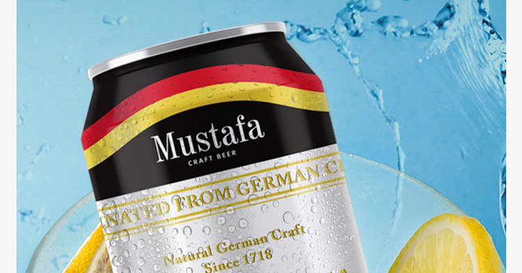 mustafa慕尼黑精酿白啤酒城堡500ml罐单瓶装