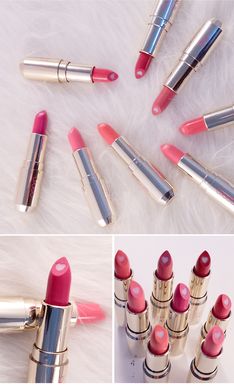 欧佩(ou pei)唇膏 持久滋润保湿玫瑰精粹芯机口红不脱色不沾杯(买一送