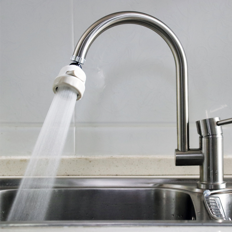 三档厨房水龙头花洒器节水家用防溅头嘴加长延伸器起泡器增压喷头