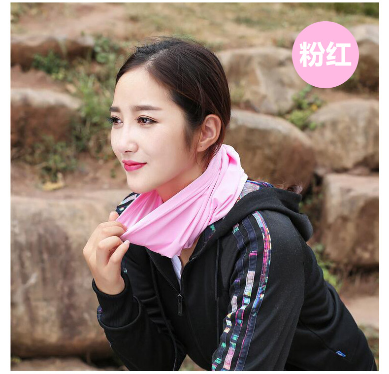 suntek骑车薄款防晒冰丝围脖套夏运动骑行面罩魔术头巾户外钓鱼围巾