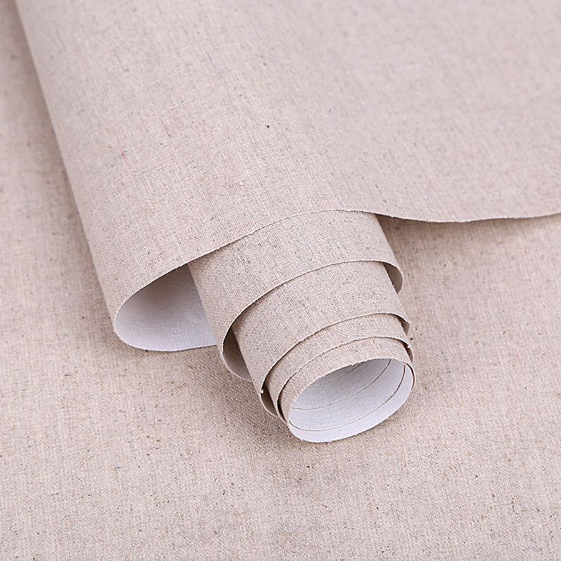 4438细纹亚麻混纺涂层油画布画布涂层画布油画颜料油画材料油画工具