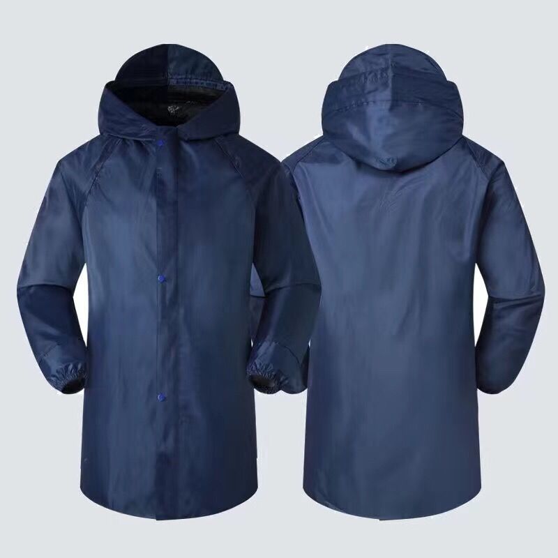 《雨衣上衣单件 男女士半身户外防雨防水带帽上衣 耐磨雨衣漏水包退