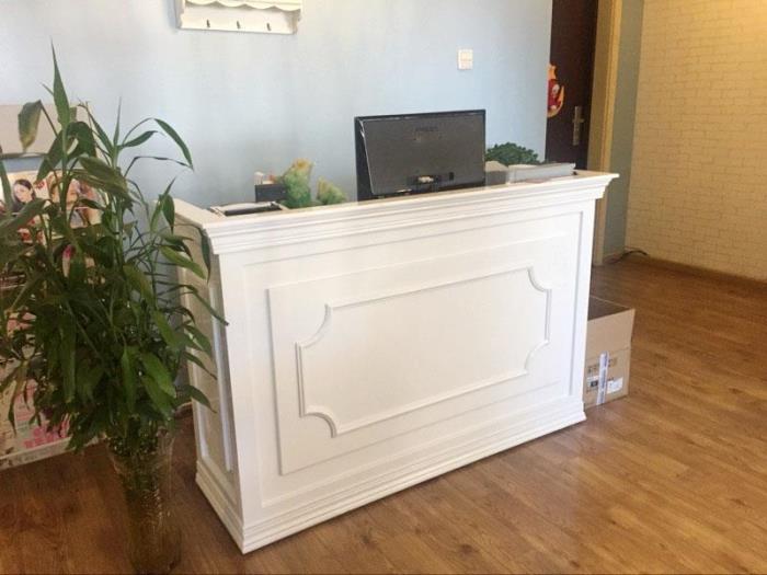 超级新品 欧式复古简约吧台花收银台大气柜台服装店铺女装店小型现代