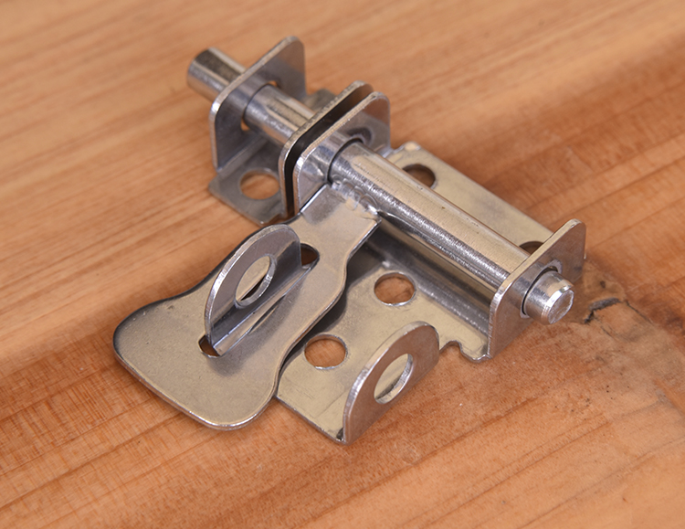 2寸小插销家用卫生间抽屉橱柜五金插销锁扣木门窗门栓门闩不锈钢 敬平