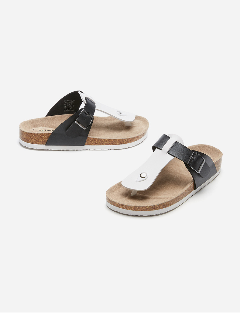 热风男士沙滩拖时尚外穿休闲拖鞋h60m0213