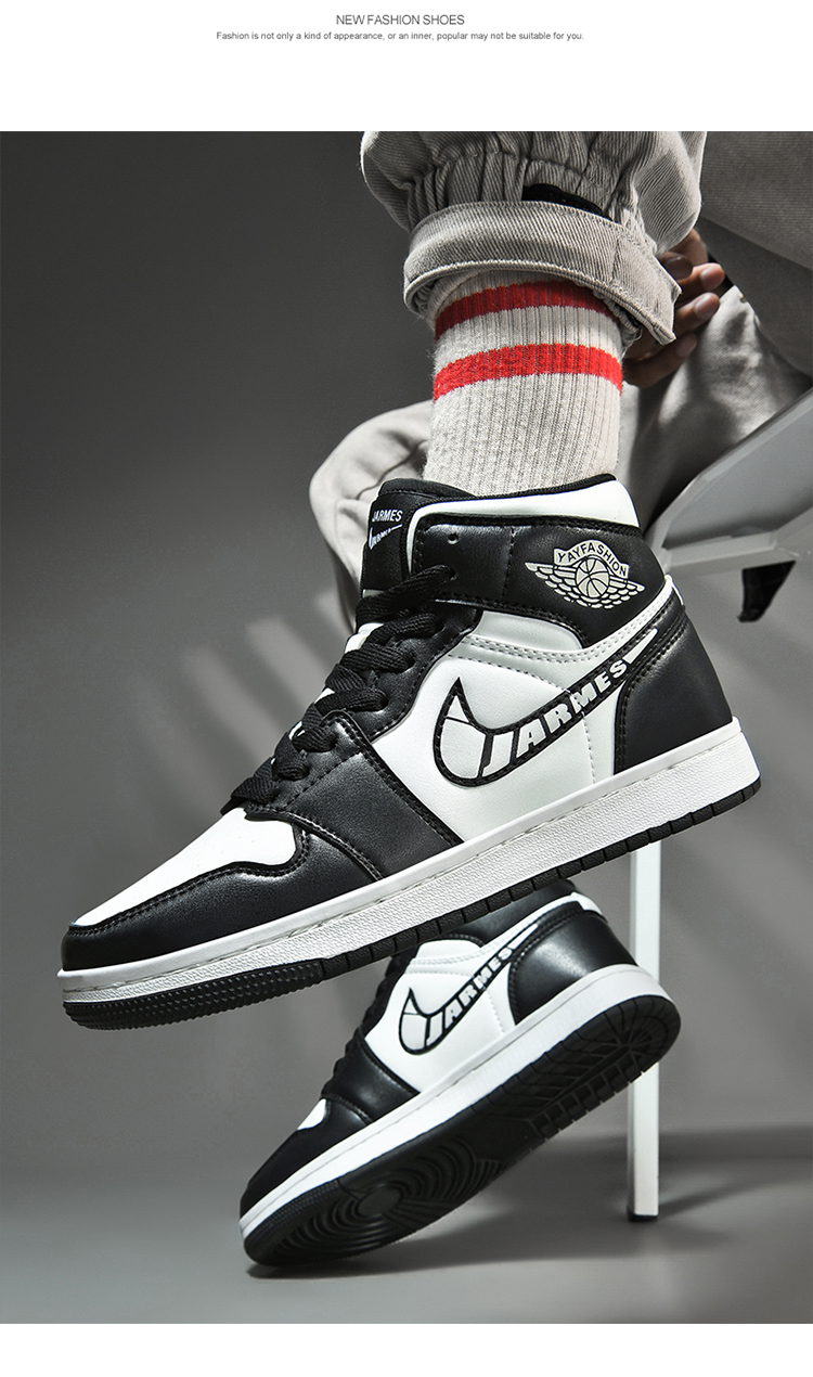 铬安踏雁篮球鞋高帮aj1男鞋2020四季新款板鞋迪奥联名高帮板鞋莆田鞋