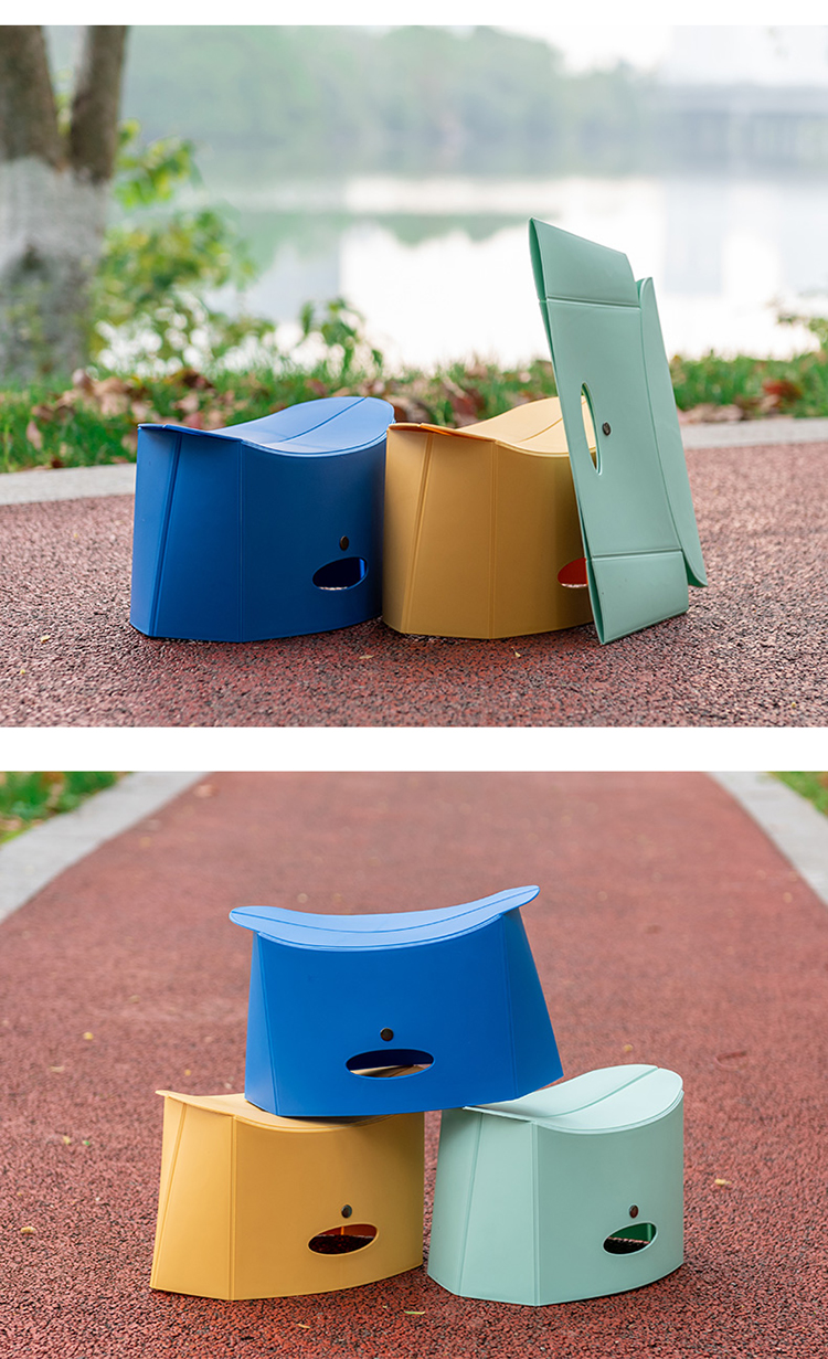 折叠凳便携户外式旅行小凳子迷你轻便马扎钓鱼椅子家用创意塑料矮板凳