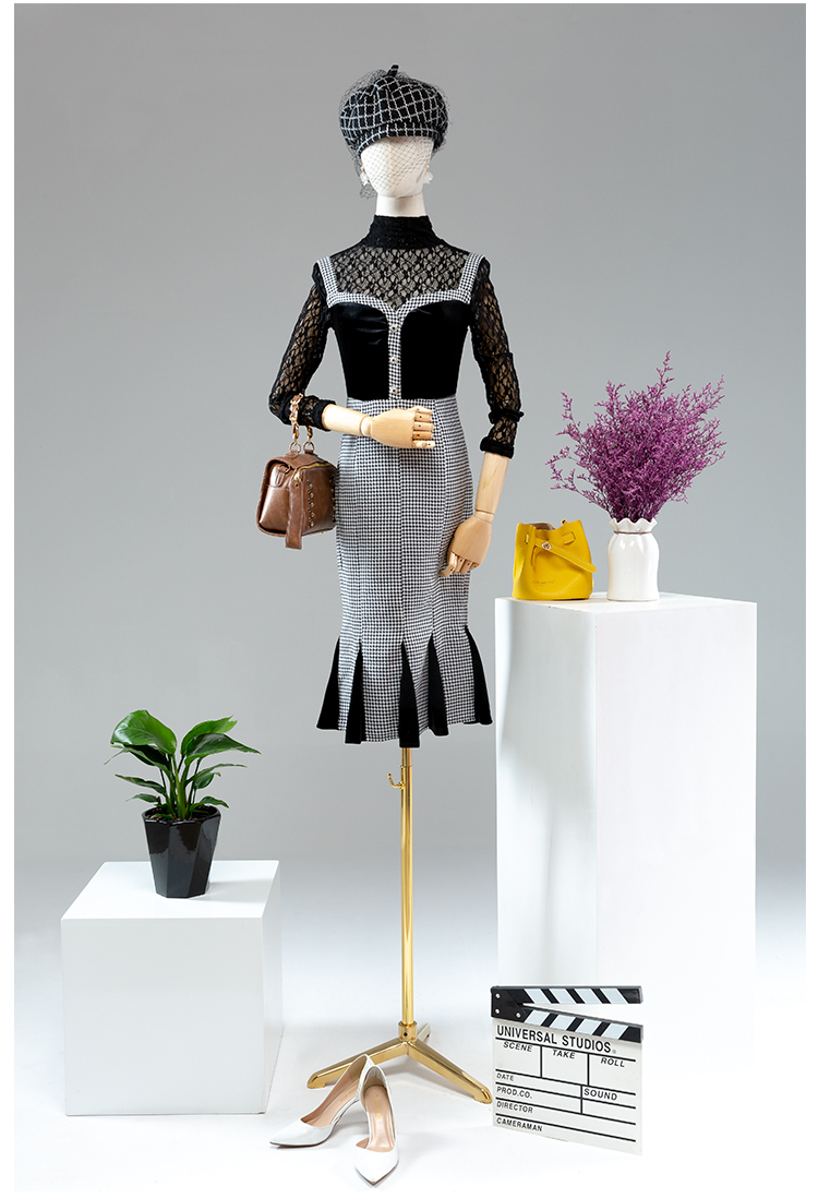 艺可恩高端女模特半身人台服装店女装橱窗假人婚纱模型模特架子展示架