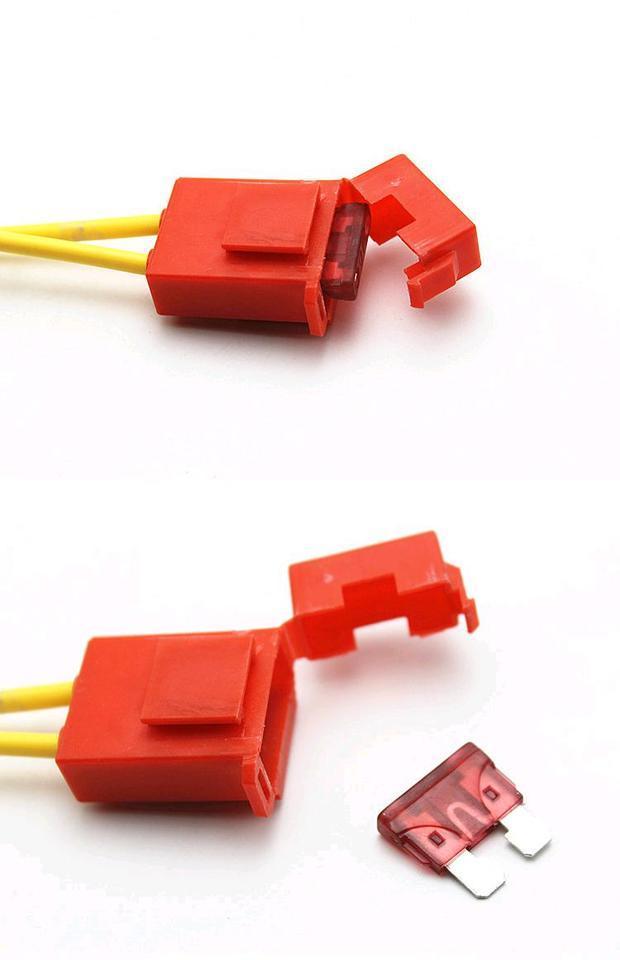 陶瓷保险盒套含保险片电动车摩托车保险片保险管保险丝座插片式保险盒