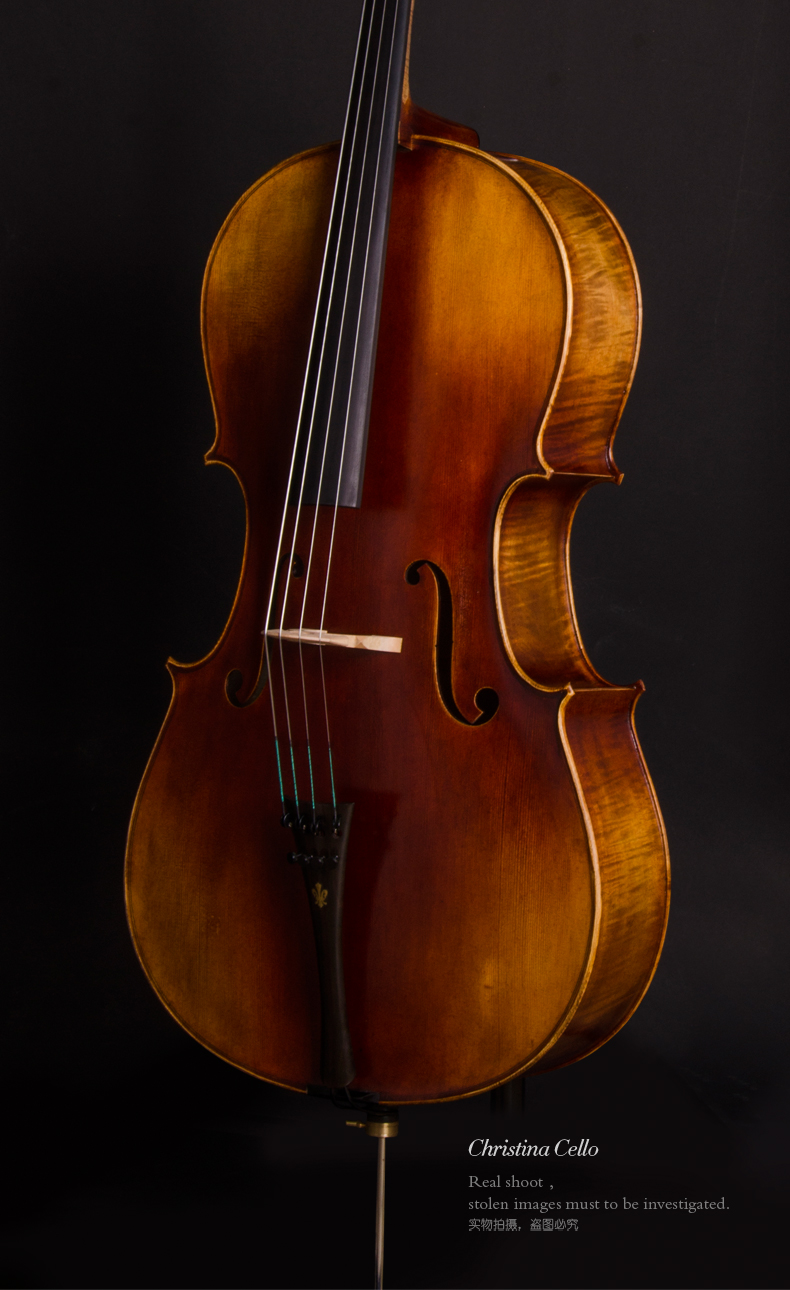 克莉丝蒂娜 christina 大提琴 c06哑光仿古手工专业大提琴
