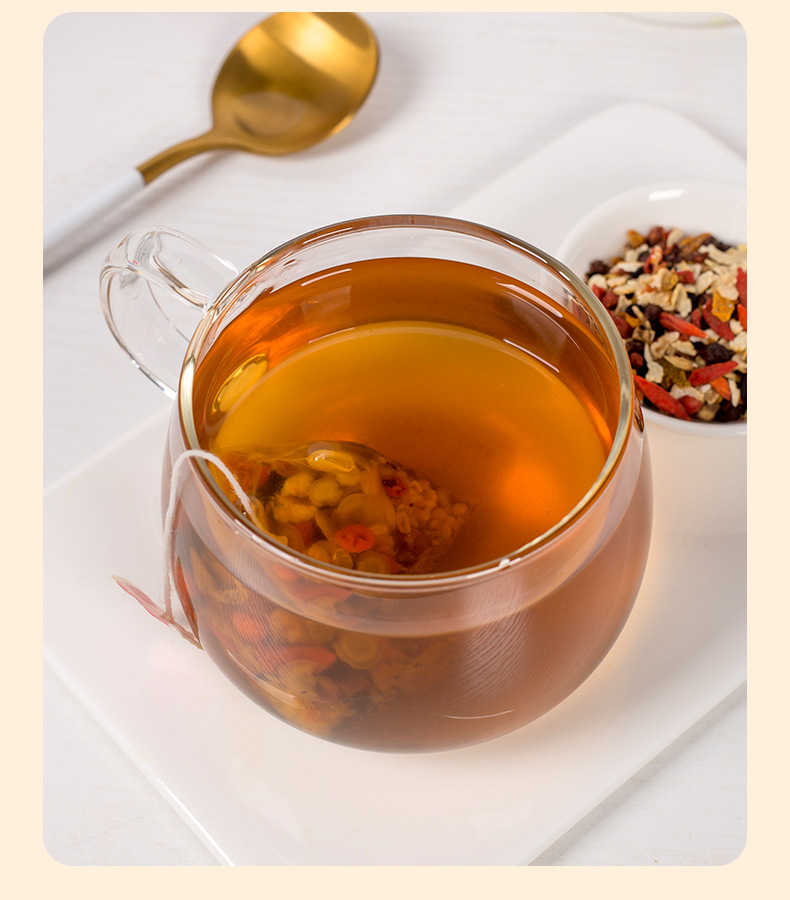 人参黄精沙棘茶三角包茶养生茶瓶装50g瓶装花草茶保健茶饮冲饮云外飞