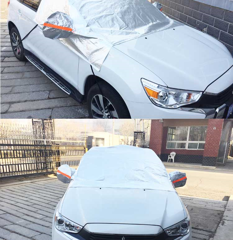 冰星半车衣家用汽车防护罩冬夏季车衣防雨雪霜加厚遮阳罩防冻半