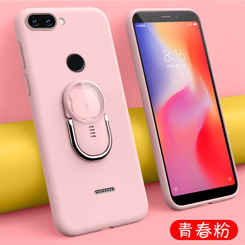 红米6a手机壳hm6a液态hongmi6a卡通支架xm六a可爱m1804c3c保护套