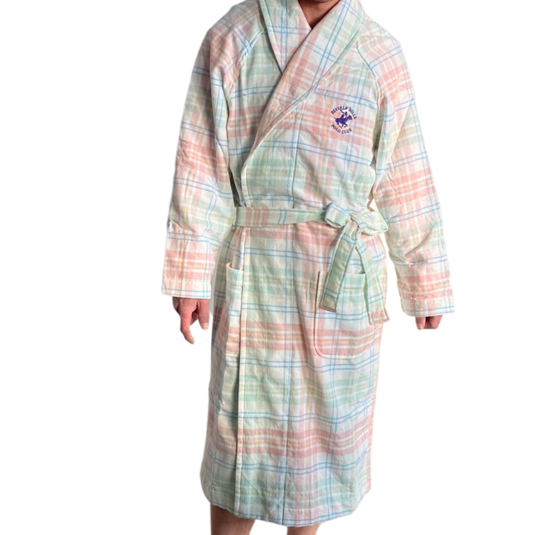 棉田(cottonfield)浴袍 棉田专柜polo男女舒适吸水腰带浴袍【价格 图