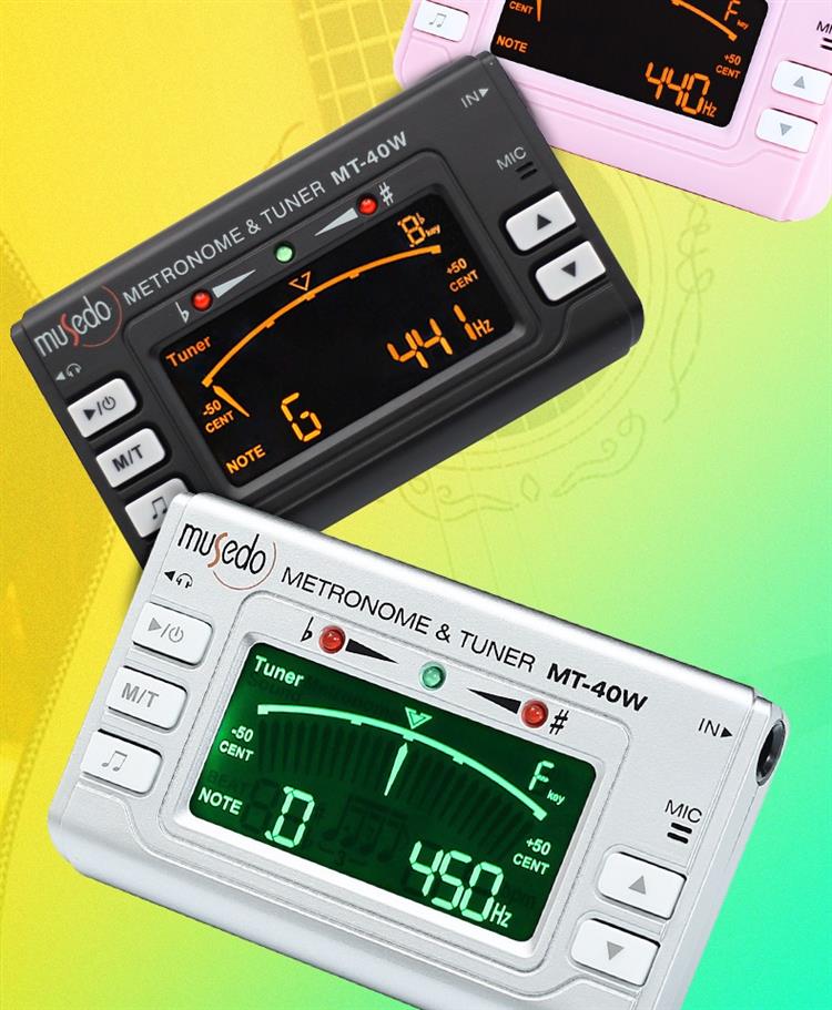 mt40w长笛小号笛子调音器管乐专用校音器节拍器