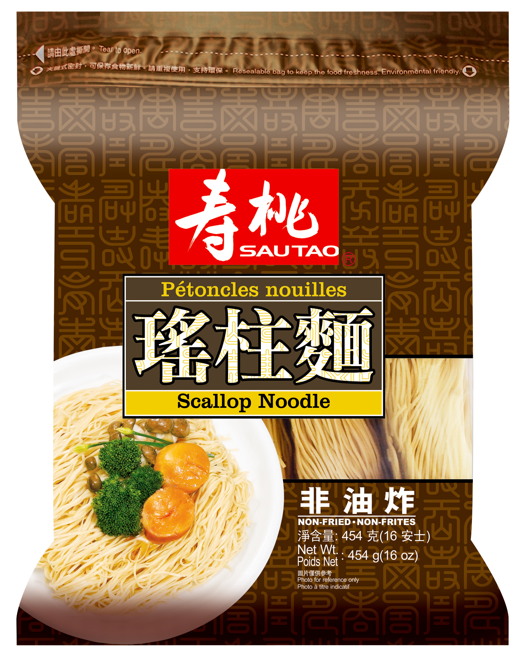 寿桃牌(sau tao)方便面 寿桃 瑶柱面 454g【价格 图片 品牌 报价】