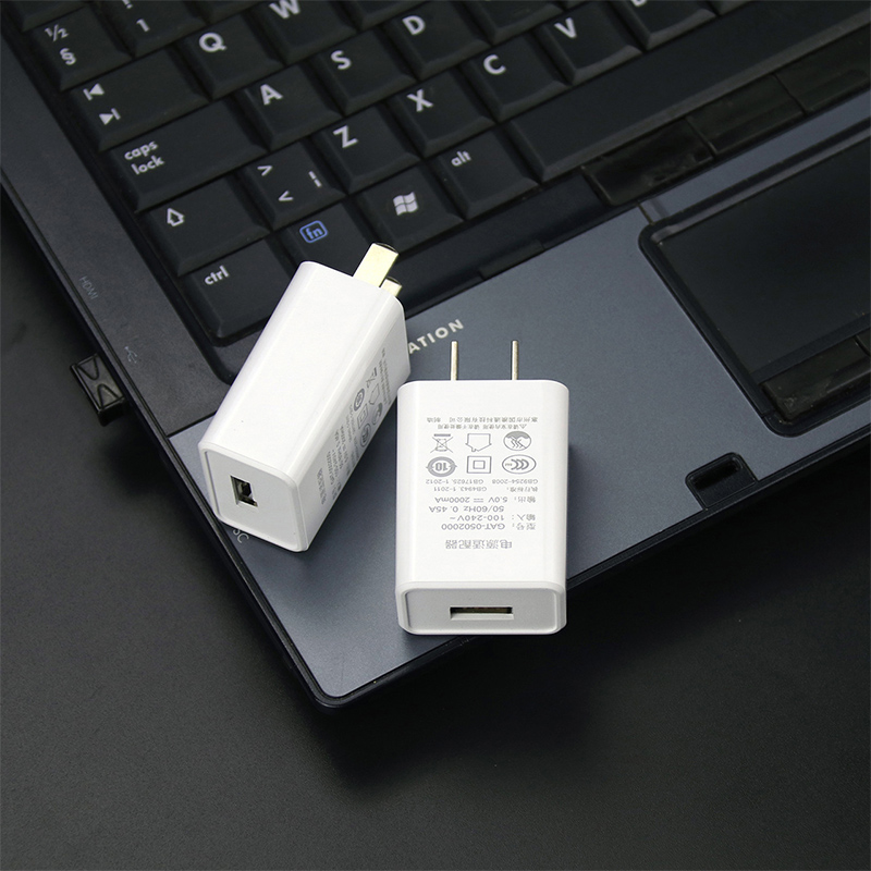 华为5v2a充电头小米快充摄像头电源适配器usb手机通用苹果安卓10w黑色