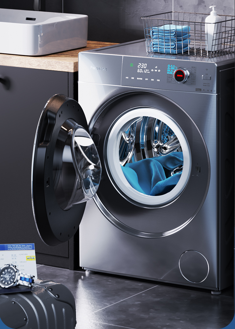 松下(panasonic)洗衣机xqg100-sd139 松下(panasonic)滚筒洗衣机全