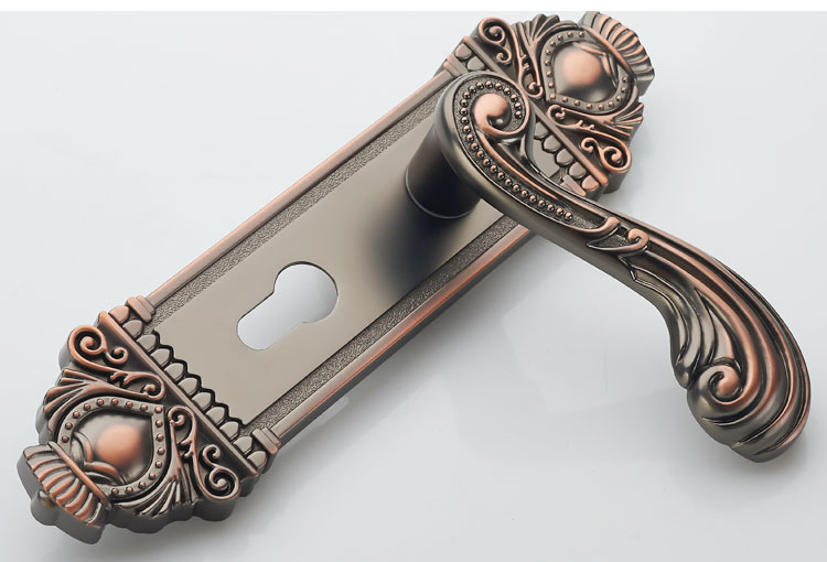 彤派窗用配件jtygrht7 美式卧室实木把手房锁室内静音机械锁家用五金