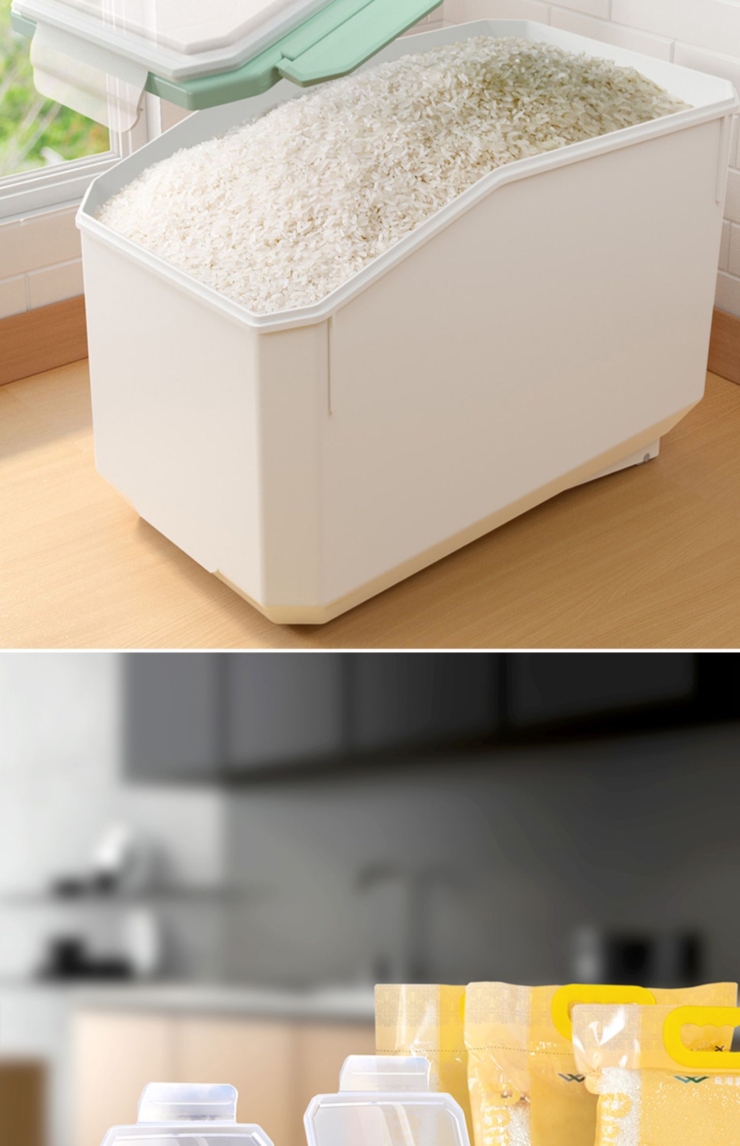 haoyangdao米桶家用防虫防潮密封米缸米箱加厚20斤大