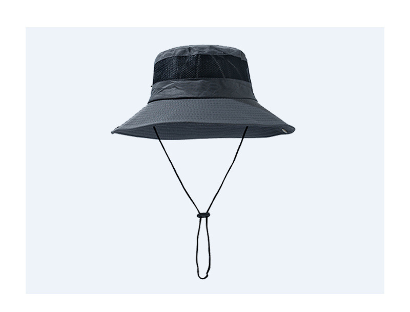 new lake复古美式户外huntinghat工装帽防晒uv大头围渔夫帽遮阳帽带