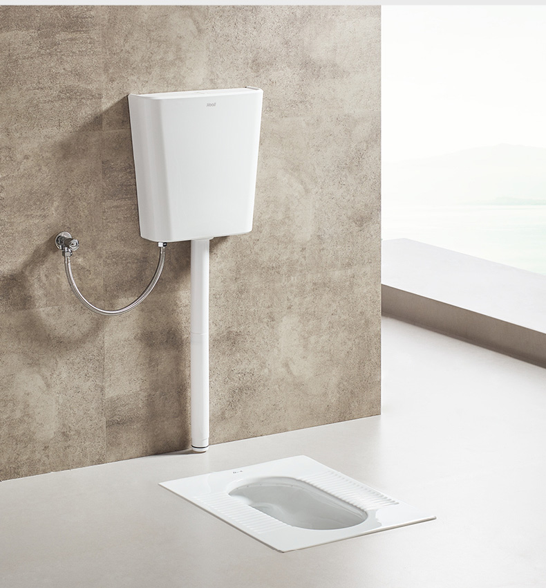 恒洁(hegii)卫浴蹲便器水箱套装官方专卖店蹲坑式便池大便器家用防臭