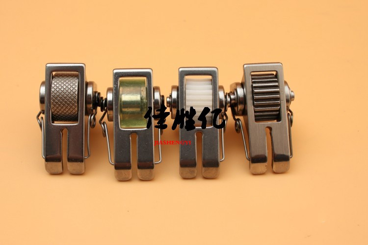 平车厚料滚轮压脚皮衣皮革平缝车轮子压脚缝纫机平车厚料压脚