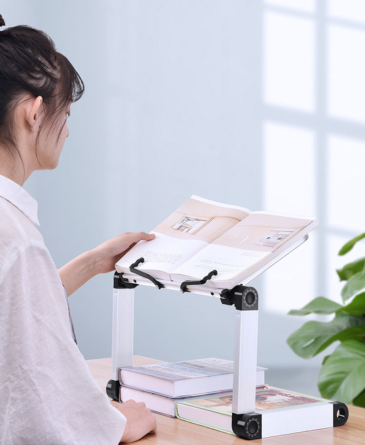 多功能阅读架可升降看书支架儿童床上读书架成人桌面书立考研神器读