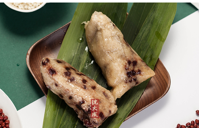 沈大成粽子鲜肉粽蛋黄肉粽细沙粽赤豆粽真空包装多口味袋装端午方便