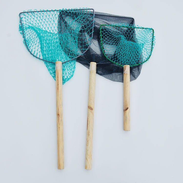 捕鸡鸭神器户外养殖场捉鸡抓鸡工具家用木柄抄网捞鱼网兜家禽鱼30cm木