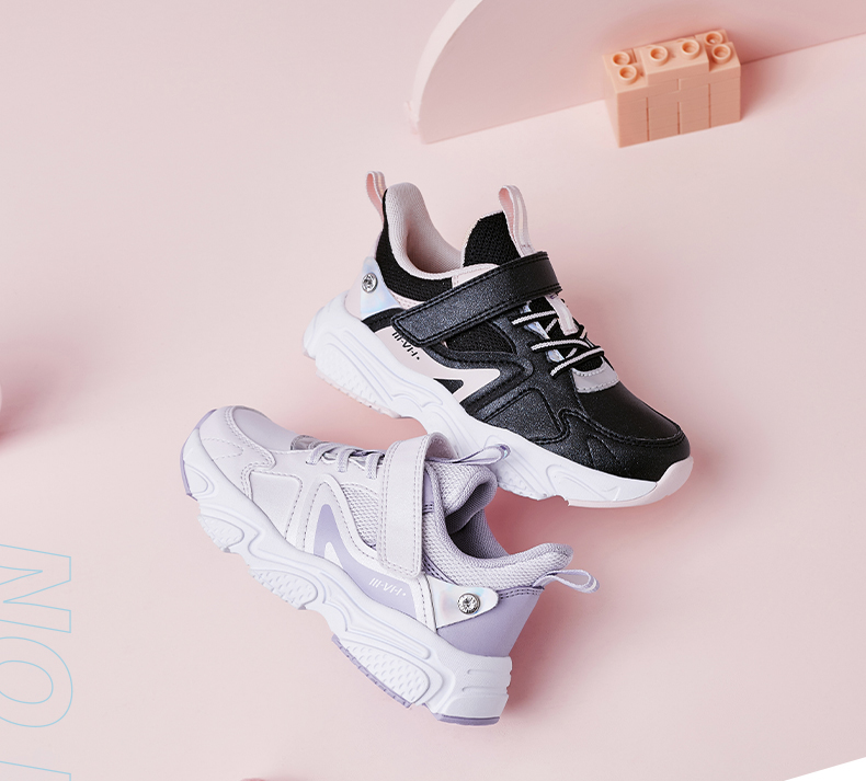 361童鞋女童皮面运动鞋儿童轻便跑步鞋防水2021秋季新款小童防滑