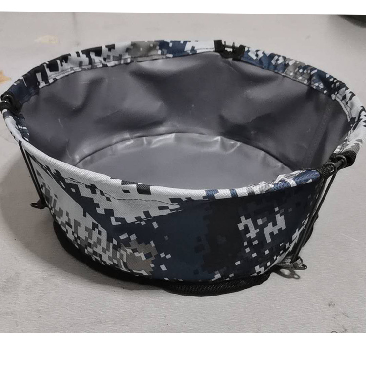 数码迷彩折叠脸盆桶布盆水盆军迷软体脸盆户外脸盆折叠便携脸盆会迷彩