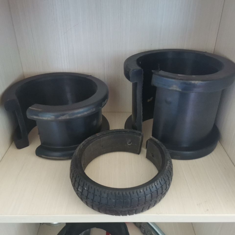 散装水泥罐车配件散装水泥罐车打灰管保护套卸料胶管耐磨胶套5公分