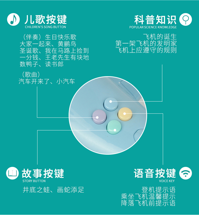 趣益趣(quyiqu)发条玩具sj661 儿童玩具战斗机音乐直升机耐摔大号惯性