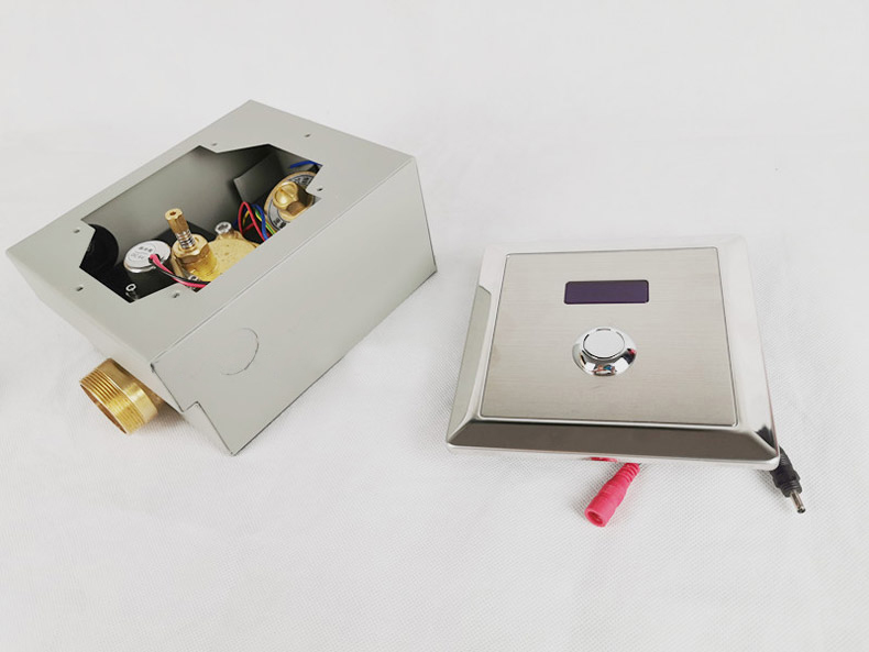 箭牌卫浴暗装蹲便器自动冲水感应器交直流蹲坑感应阀agy201ab和agy206