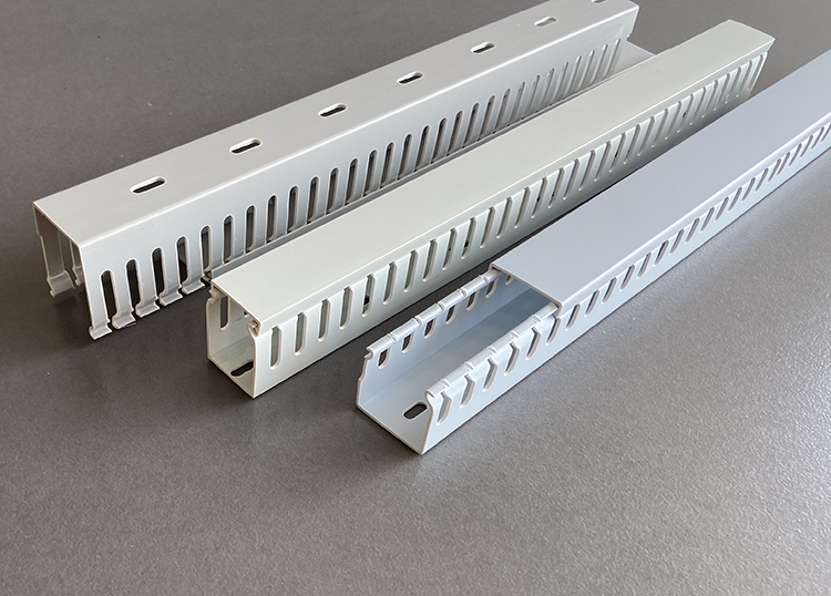 定做pvc塑料开口u型阻燃工业走线槽配电箱配电柜控制箱卡线槽行线 25