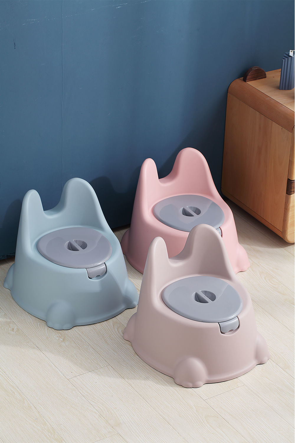 儿童坐便器便盆女孩宝宝尿盆训练小马桶婴儿带盖底部防滑尿壶尿盆粉色