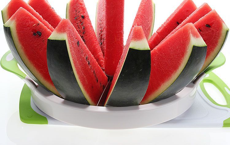 大号西瓜切哈密瓜分割切块器不锈钢水果切片切瓜切割厨房工具神器小号