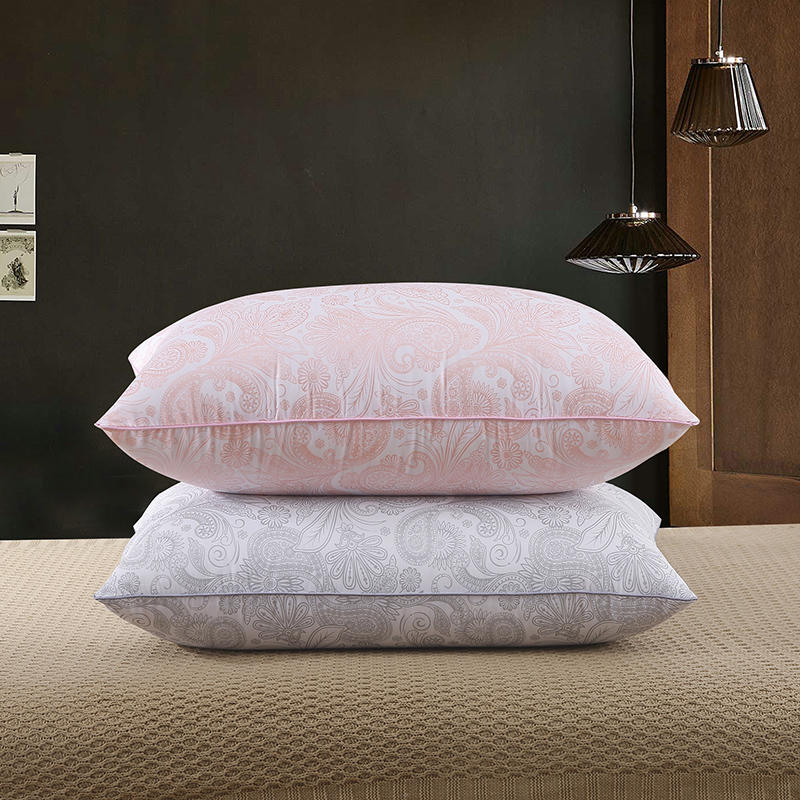英爵家纺 枕头靠枕舒适纤维枕头单人枕芯护颈枕磁疗枕花草枕