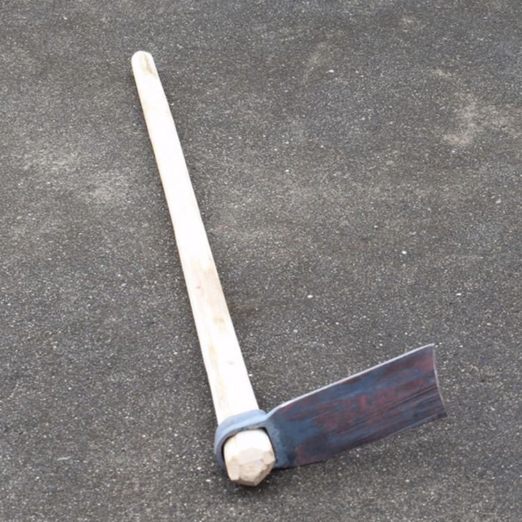 jingping锰钢圆孔小锄头家用园艺除草加厚条锄盆种菜养花一体成型便携