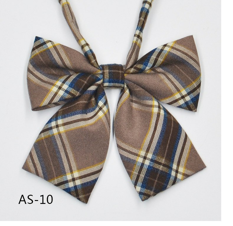 new lake新款 jk领花格子制服棉领花日系领花学生水手服领结学院风